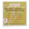 Emerita Feminine Cloth Clean And Moist, 6 Cloths (Pack Of 1)