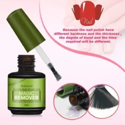 Gel Nail Polish Remover, Nail Polish Remover, In 3 Mins Quickly Removes Soak-off Gel Polish Art Nail Lacquer ,nail Polish Remover Easily And Quickly15