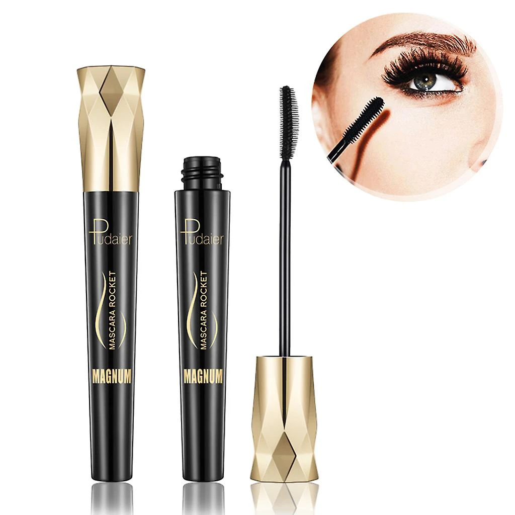 Pudaier Waterproof Silk Fiber Mascara Black Curling Thick Long Lengthening Lash 5 Pudaier Waterproof Silk Fiber Mascara Black Curling Thick Long Lengthening Lash - Image 5