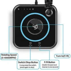 40000rpm Electric Nail Drill Professional Nail Machine Brushless Motor Nail Grinder -Cosmetics Promotion Store 1067494264 max