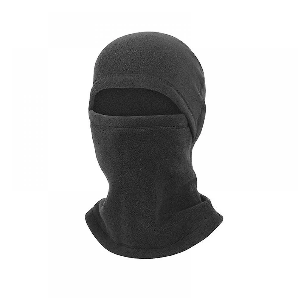Winter Polar Coral Hat Fleece Balaclava Men Face Mask Neck Warmer Beanies Thermal Head Cover Tactical Military Sports Scarf Caps Black 2 Winter Polar Coral Hat Fleece Balaclava Men Face Mask Neck Warmer Beanies Thermal Head Cover Tactical Military Sports Scarf Caps Black - Image 2