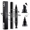 Black Cat Eyeliner Vamp Pen Stamp Seal Winged Head Waterproof Makeup Eye Liner 1 Trumpet