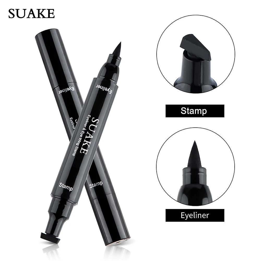 2pcs Black Winged Eyeliner Stamp Eye Liner Pencil Liquid Pen,vamp,cat Eye 5 2pcs Black Winged Eyeliner Stamp Eye Liner Pencil Liquid Pen,vamp,cat Eye - Image 5