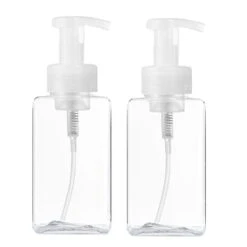 2 Pcs Travel Pump Bottles Toiletries Hand Soap Bottle Hand Wash Bottle Hand Foam Pump Bottle Hand Soap Foaming Bottles