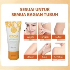 3pcs GmeelanOrange Exfoliating Whitening Gel Scrub Face Body Brigtening Skin -Cosmetics Promotion Store 1120656779 max