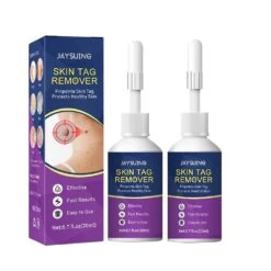 2pcs Skin Tag Remover Painless Fast Dark Spot Mole Warts Removal Serum Freckle Face Flat Wart