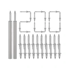 200 Pcs Double-head Skirting Thread Seamless Nail