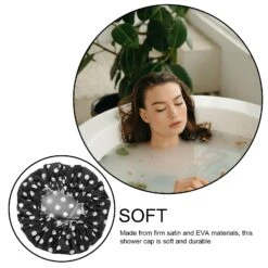 Shower Cap Adjustable Shower Bonnet Women Men Shower Cap Bonnet Accessory -Cosmetics Promotion Store 1137577276 max