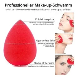 Make Up Sponge Set, 5 Piece Beauty Make Up Sponge Foundation Mixing Sponge, Multicolored Makeup Sponges