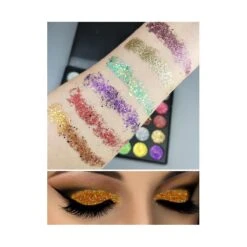 35 Colors Glittering Powder Sequins Shimmer Eyeshadow Glittering Powder Eyeshadow Sequins Eyeshado