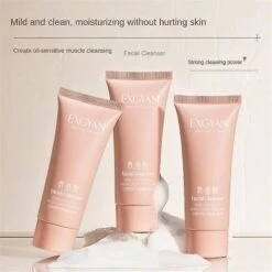 60g Deep Cleansing Sakura Facial Cleanser Moisturizing Nicotinamide Amino Acid Gentle Face Washing Milk Refreshing Oil Control Green Tea -Cosmetics Promotion Store 1174762789 max