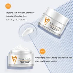 V7 Deep Hydration Waterlight Makeup Cream - Moisturizing, Brightening, Lightweight Formula B