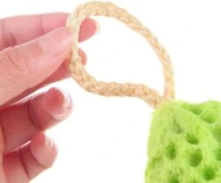 Sponges Set Of 3 Body Bath Sponges - Soft Natural Fiber - Honeycomb Texture - Exfoliating - Body Cle -Cosmetics Promotion Store 1184650058 max