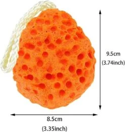 Sponges Set Of 3 Bath Sponge Shower Natural Body Sponge Honeycomb Texture Vegetable Bath Sponge For -Cosmetics Promotion Store 1184650095 max