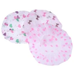 3 Pcs Ladies Hat Caps Women Salon Hair Cap Reusable Eva Hair Cap Reusable Bath Cap