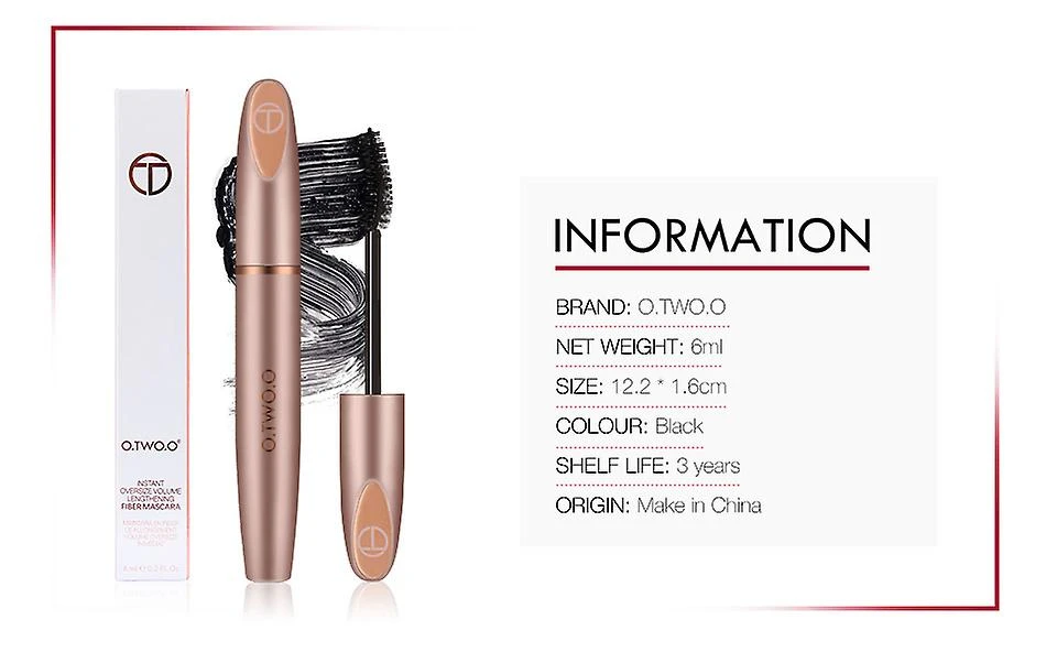 2pcs 3D Mascara Lengthening Black Lash Eyelash Extension Eye Lashes Brush Beauty Makeup Long-wearing Gold Color Mascara 3 2pcs 3D Mascara Lengthening Black Lash Eyelash Extension Eye Lashes Brush Beauty Makeup Long-wearing Gold Color Mascara - Image 3