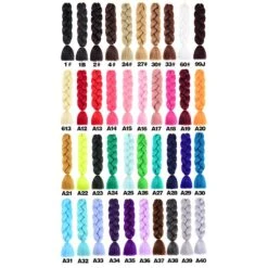 Solid Color Synthetic Hair Extensions African Braids Crochet Braiding Ponytail -Cosmetics Promotion Store 1216774336 max