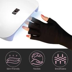 2 Pairs Anti Uv Radiation Protection Gloves Uv Protection Nail Dryer Light -Cosmetics Promotion Store 1219638716 max