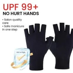 2 Pairs Anti Uv Radiation Protection Gloves Uv Protection Nail Dryer Light -Cosmetics Promotion Store 1219638718 max