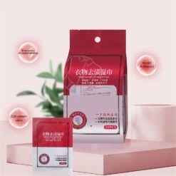 Clothing Stain Removal Wet Wipes, Individual Wrapped Cleaning Wipes For Clothes -Cosmetics Promotion Store 1257706127 max