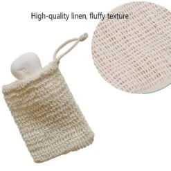 20 Pack Soap Bags, Soap Exfoliating Bags Natural Sisal Soap Saving Handmade Soap Bags With Drawstrin -Cosmetics Promotion Store 1267211401 max