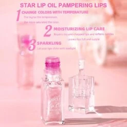 Qibest Color-changing Moisturize Colorless Lip Gloss Discoloration Lip Oil Honey -Cosmetics Promotion Store 1292831580 max