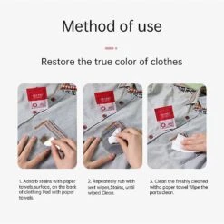 Clothing Stain Removal Wet Wipes Individual Wrapped Cleaning Wipes For Clothes 20pcs 3pack60 Pcs -Cosmetics Promotion Store 1298197832 max