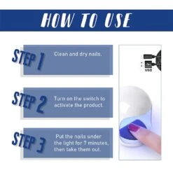 2pcs Nail Fungus Laser Treatment Device