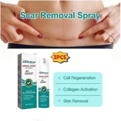 1-3pcs Scar Removal Spray Medical Grade Treatment Acne Scars,surgical Scars, And Stretch Marks Natural 1PC -Cosmetics Promotion Store 1317303735 max