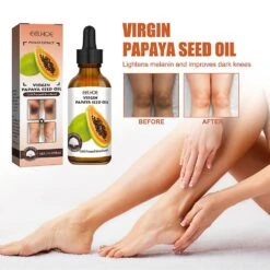 1/2/3pcs Papaya Seed Skin Oil Knee Ankle Brighten Skin Color Lightening Deep Moisturize Spots Joint Black Essence 30ml 1pc