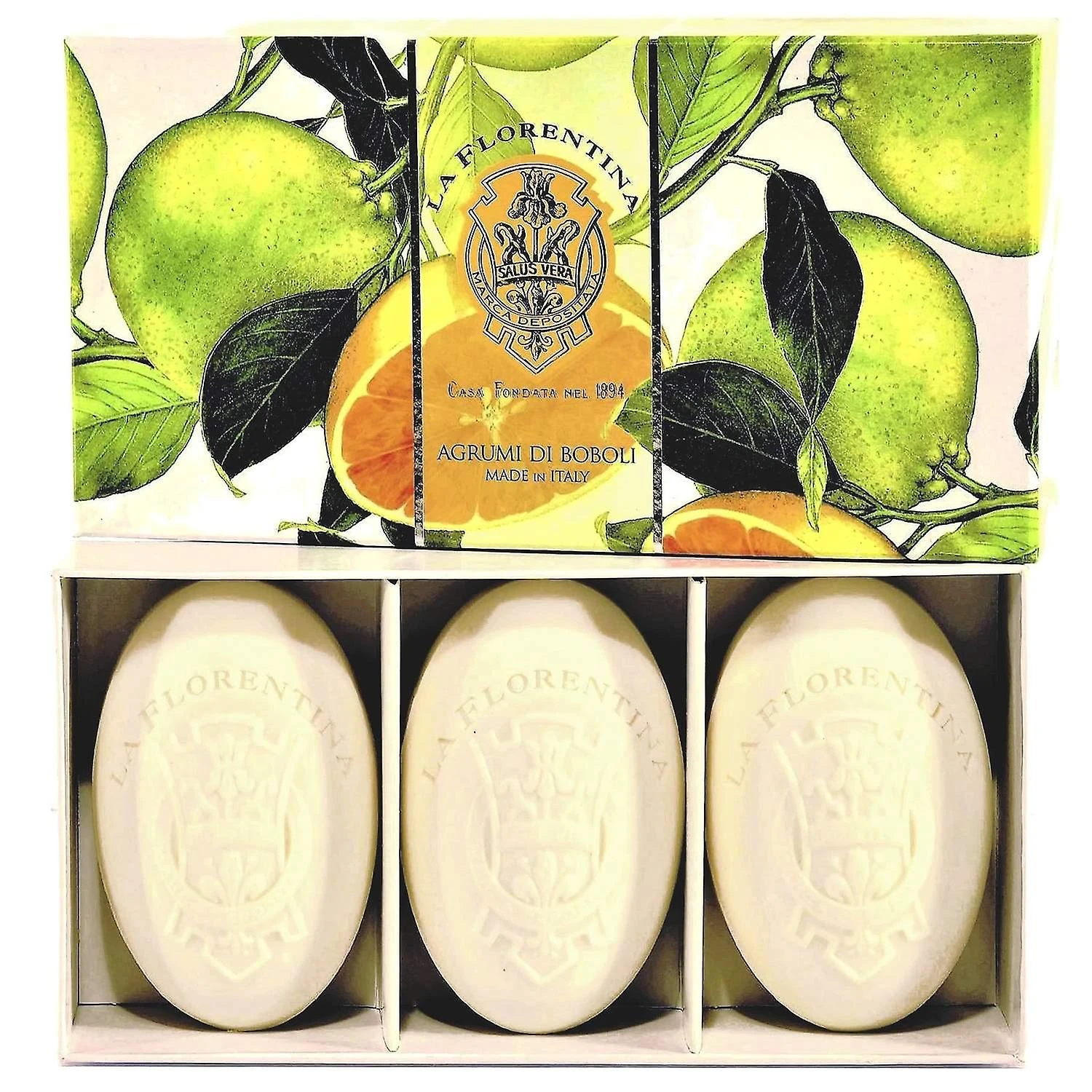La Florentina Boboli Citrus 3 Bars Soap 150 G 1 La Florentina Boboli Citrus 3 Bars Soap 150 G