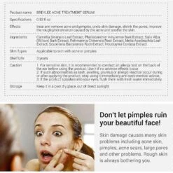 Effectively Remove Acne And Pimples BRYLEE Acne Treatment Green Tea Essence 4pcs