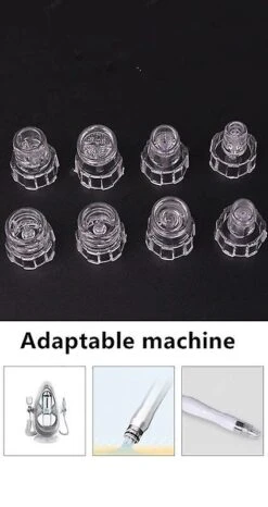 Skin Management Crystal Head Replace Head Blackhead Suction And Export Beauty Instrument Small Bubble Replacement Head