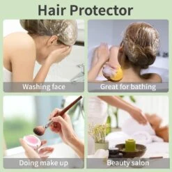 Disposable Shower Caps, 100pcs Stretchy Shower Caps Waterproof, Women's Spa, Home Use, Hotel And Hair Salon, Portable For Travel -Cosmetics Promotion Store 1362502798 max
