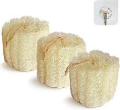 Natural Shower Loofah Sponge, Bath Exfoliating Loofah Body Scrub, 5.5" Soft And Easy Lathering Spa Loofah Sponge (3 Pack) 7 Natural Shower Loofah Sponge, Bath Exfoliating Loofah Body Scrub, 5.5" Soft And Easy Lathering Spa Loofah Sponge (3 Pack) -Cosmetics Promotion Store 1362503028 max