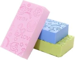 Exfoliating Bath Body Shower Sponge-spa Scrub Exfoliator Dead Skin Remover -3 Pcs