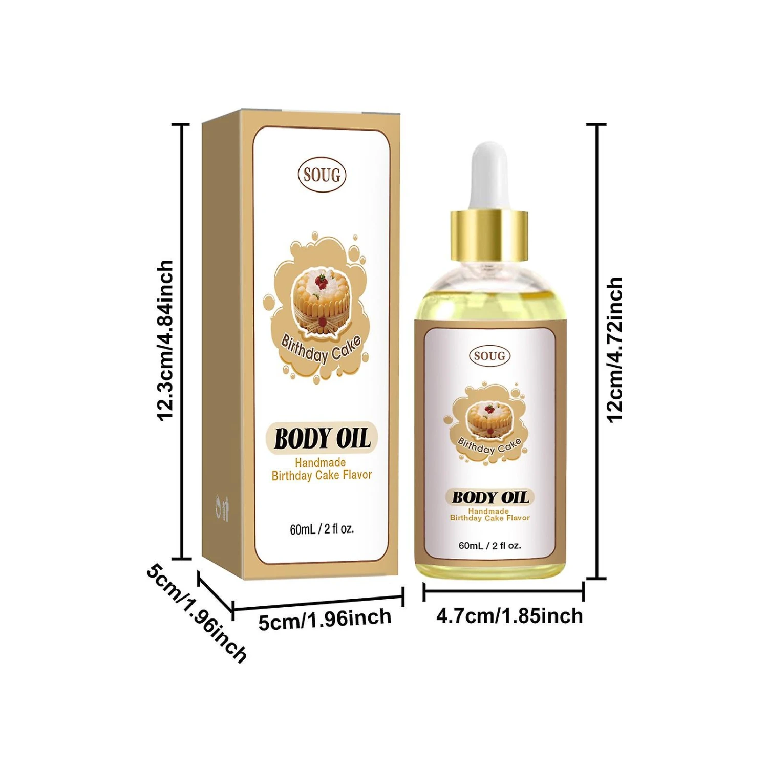 Moisturizing Body Oil For Dry Skin - 60ml 1 Moisturizing Body Oil For Dry Skin - 60ml