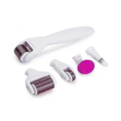 6 In 1 Derma Roller Kit Needle Skin Care Face Hair Growth Stimulation Therapy White -Cosmetics Promotion Store 1376626500 max