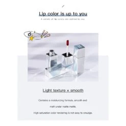 Smooth Makeup Lipgloss Lipstick Matte Lip Glaze Long Lasting Not Easy To Fade 6 -Cosmetics Promotion Store 1379176410 max