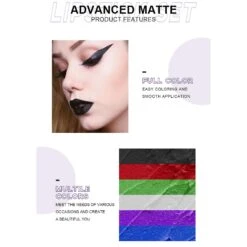 Matte Lipstick Long Lasting Non-stick Halloween Lip Makeup Waterproof Lipstick -Cosmetics Promotion Store 1379177077 max