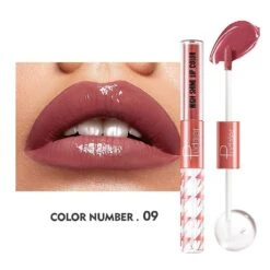 Double Head Liquid Lipstick With Clear Plumping Lip Gloss 4Pcs Lip Stick Stain 104 -Cosmetics Promotion Store 1379178052 max