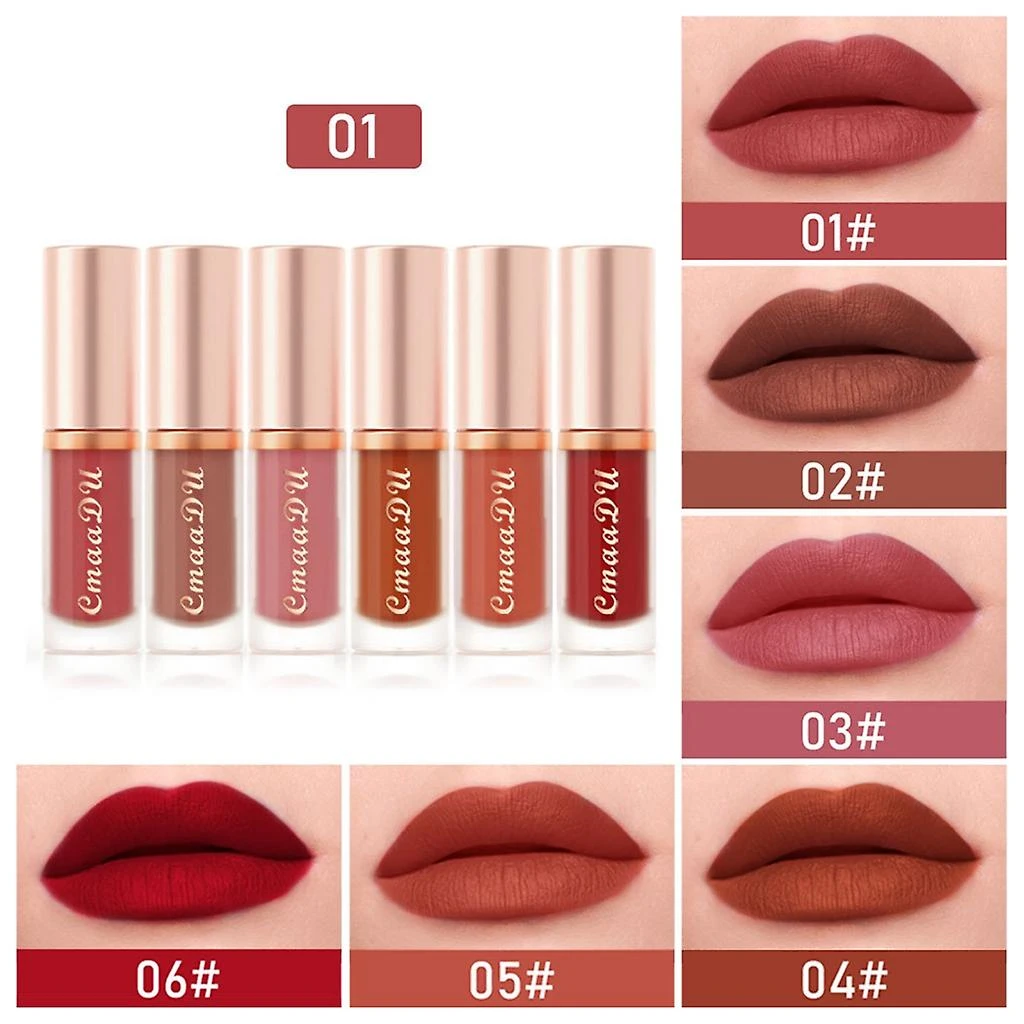 Velvet Matte Silky Lip Gloss Sexy Long Lasting Non-stick Cup Liquid Lipstick 1 5 Velvet Matte Silky Lip Gloss Sexy Long Lasting Non-stick Cup Liquid Lipstick 1 - Image 5