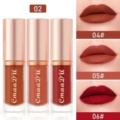 3 Colors Mist Velvet Matte Lip Silky Air Texture WaterproofLiquid Lipstick 1