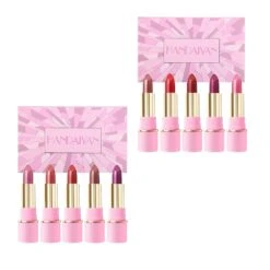 5pcs Waterproof Lipstick Pigments Matte Lip Gloss Makeup Non Transferable A -Cosmetics Promotion Store 1379179011 max