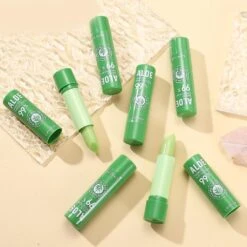 Temperature Changing Aloe Vera Lipstick Color Change For Long Lasting Moisture