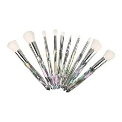 10Pcs Makeup Brushes Set Eye Shadow Eyebrow Foundation Powder Brush For Facial Cosmetic Tools