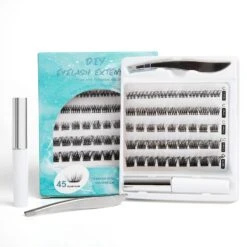 DIY Eyelash Extension Kit, Cluster Eyelash Extensions,90 Individual Lashes Kit -Cosmetics Promotion Store 1379704257 max