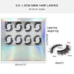 12 Pairs Women False Eyelashes Makeup Fake Long Sexy Volume Make Up Beauty Tool