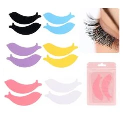 2x Eyelash Perm Pads Lash Lift Rods Eyelash Perm Silicone Pads Reusable Soft Yellow