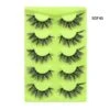 5 Pairs Long Wispy Fake Eyelashes Curl Volumes Strips Lashes For Women Girls 9DF48